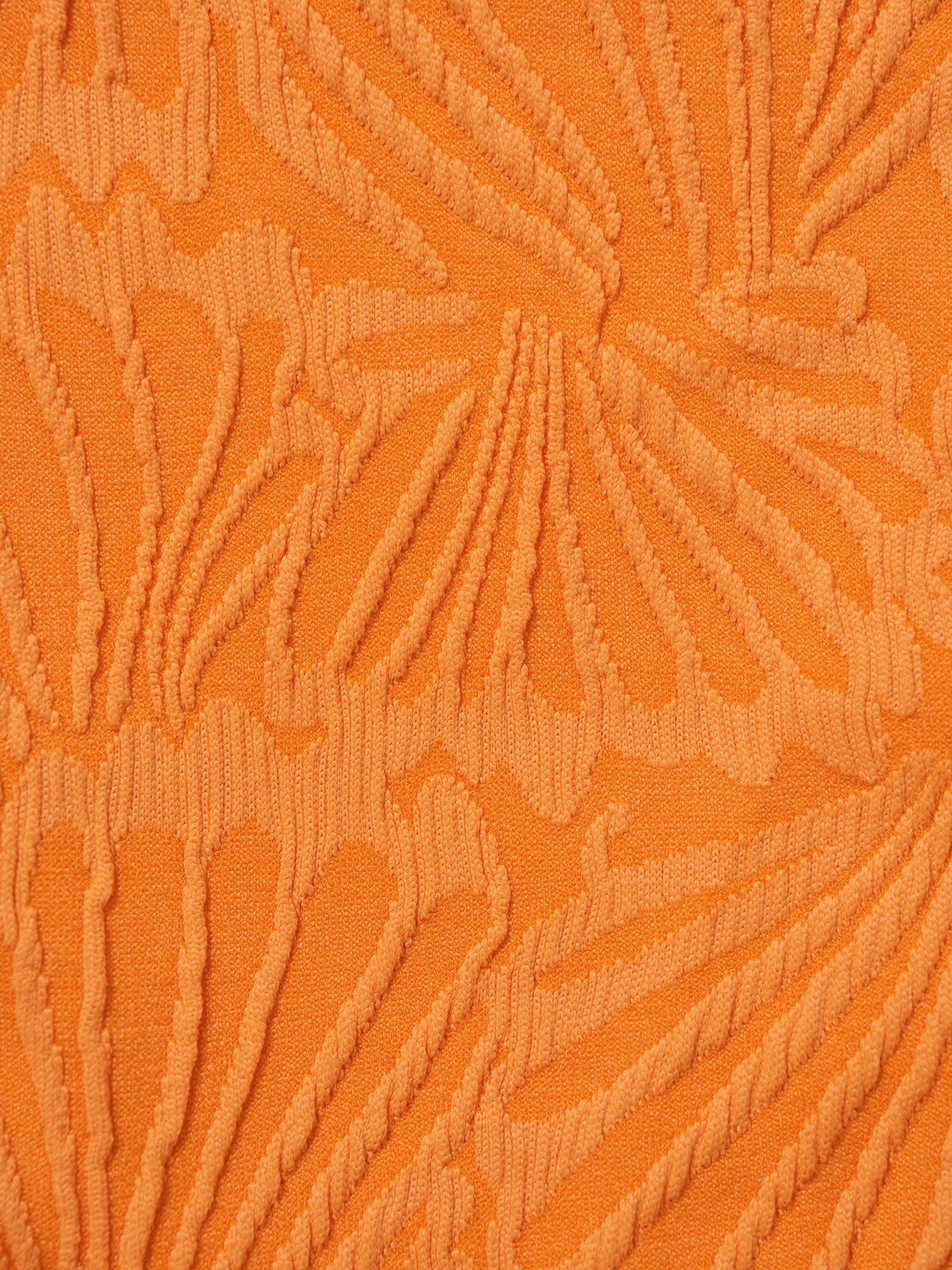 Orange Jacquard Bikini Bottom