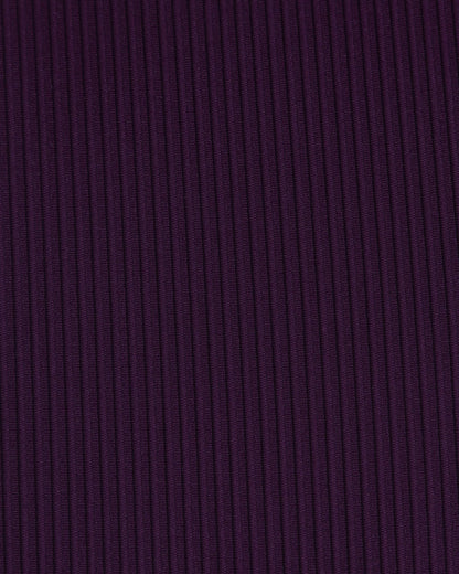 Dark Purple Natural Waisted Bikini Bottom