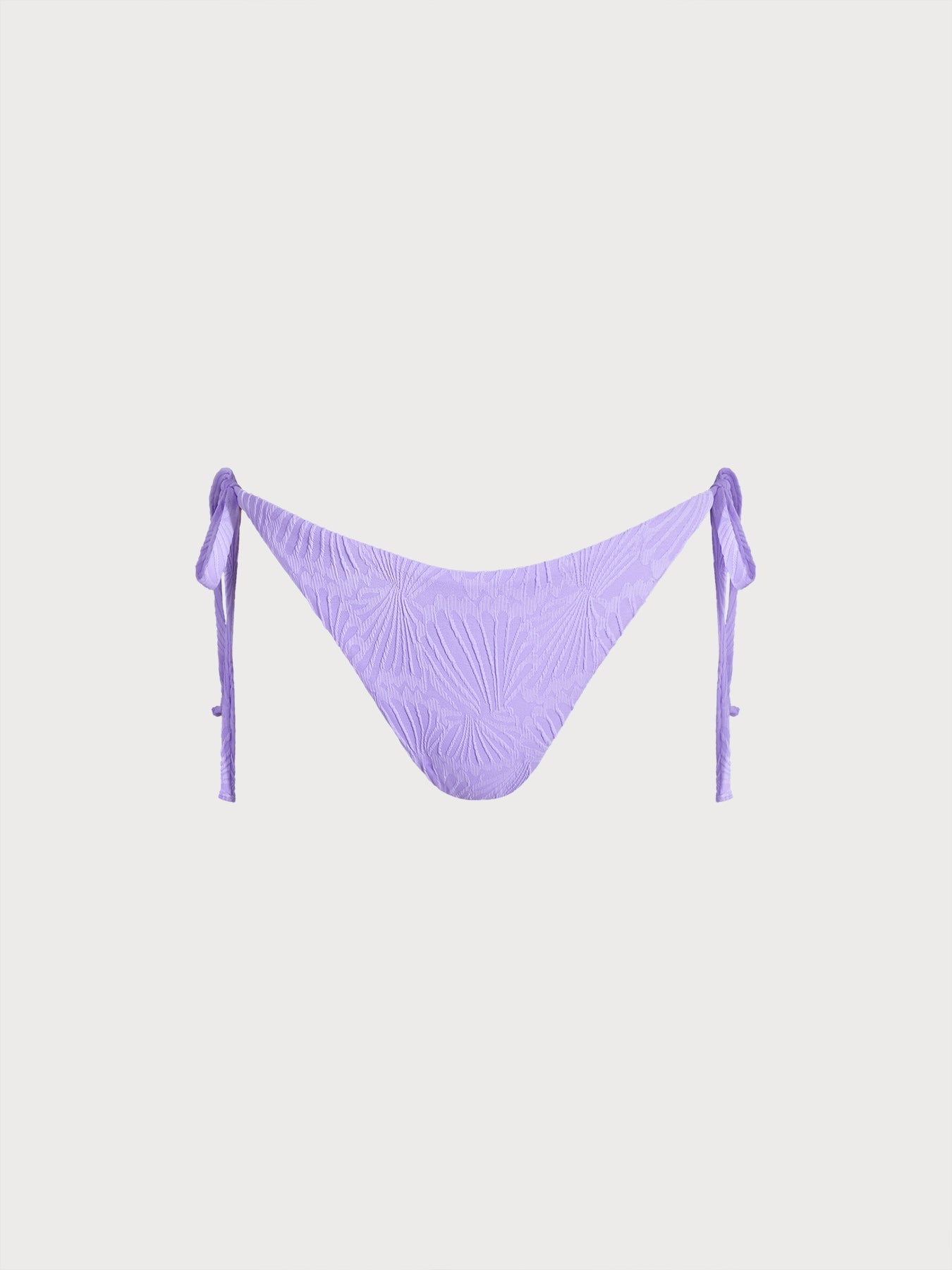 Lavender Jacquard Tie Bikini Bottom