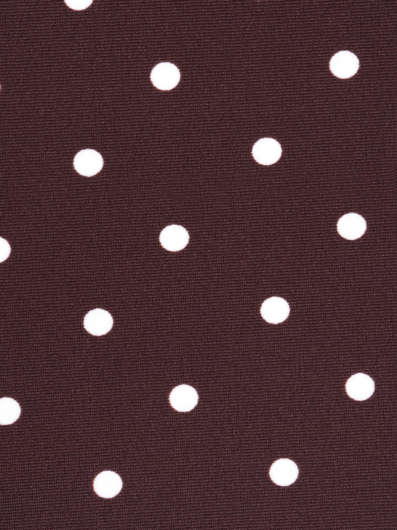 Brown Polka Dot Tie-Front Cover-Up Skirt
