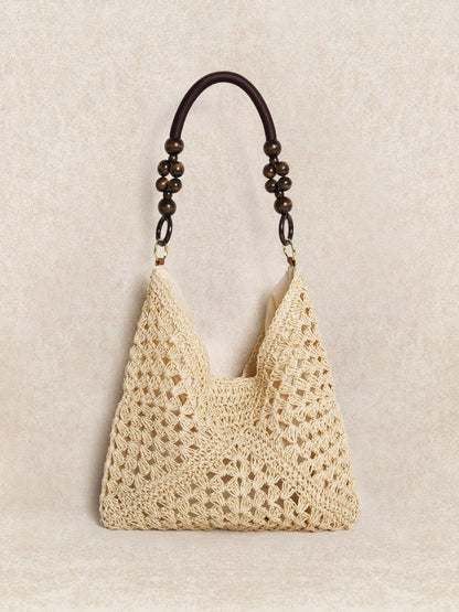 Off White Knitted Bag