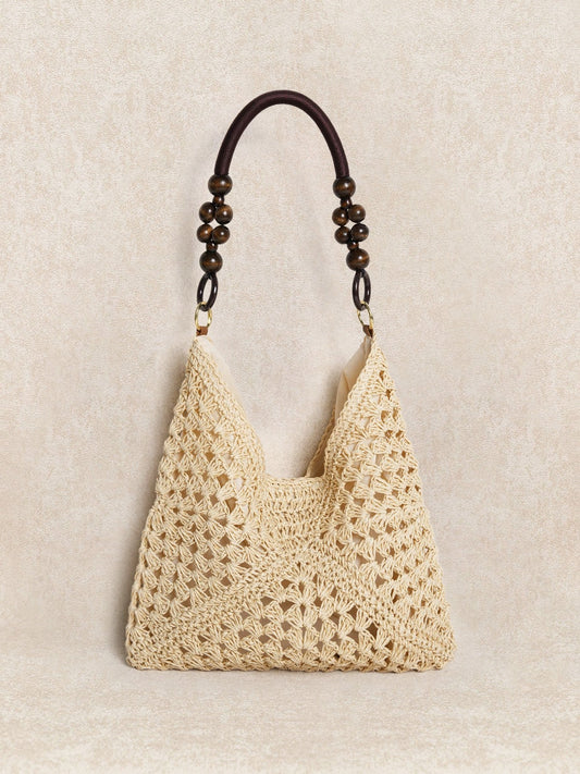 Off White Knitted Bag